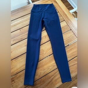 ALO Yoga Deep Blue high wasted Leggings